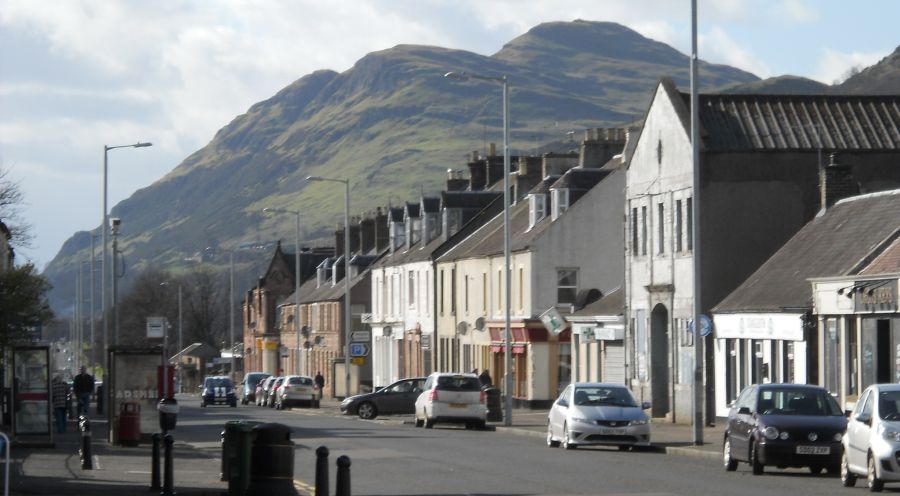 Dumyat in the Ochil Hills from Alva