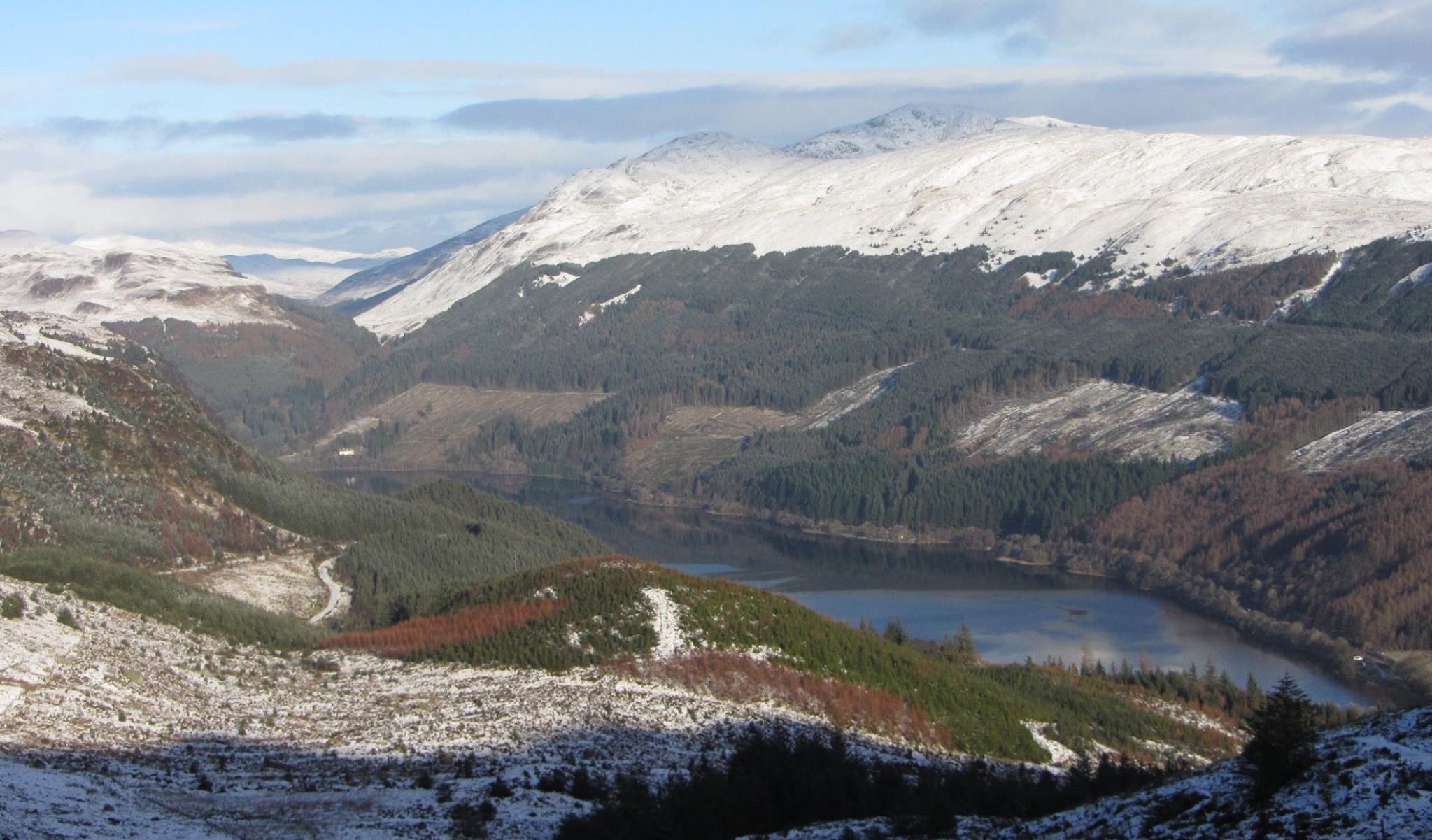 Beinn Each and Stuc a Chroin from Ben Ledi