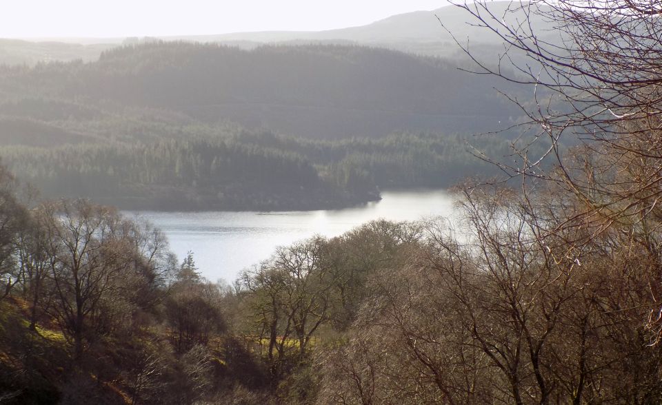 Loch Ard on ascent to Ben Venue