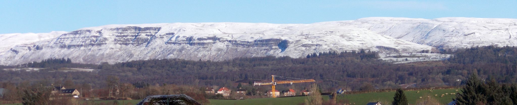 Campsie Fells from Mosshead in Bearsden