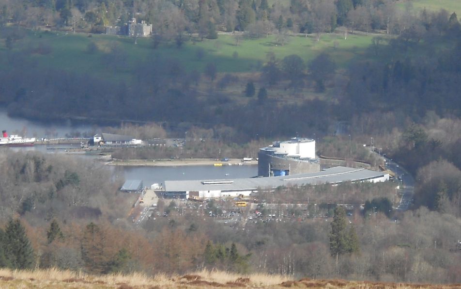 Balloch on Loch Lomond from Bromley Muir