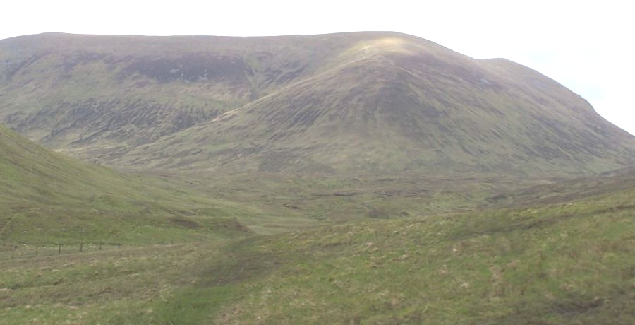 Sròn a’ Choire Ghairbh above Loch Lochy in the Great Glen from Meall na Teanga