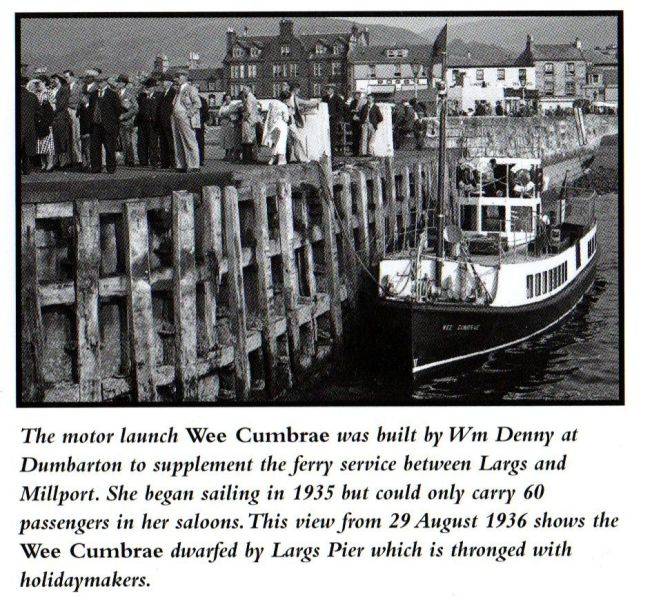 Wee Cumbrae motor launch