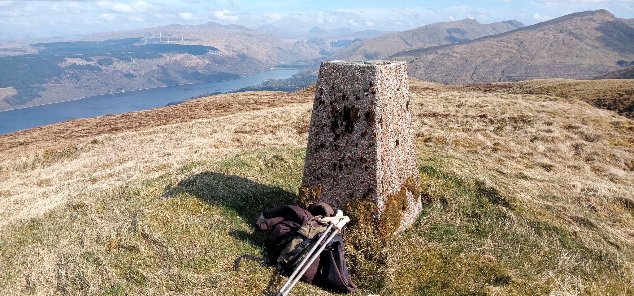 Loch Fyne from trig point on Cruach nan Capull