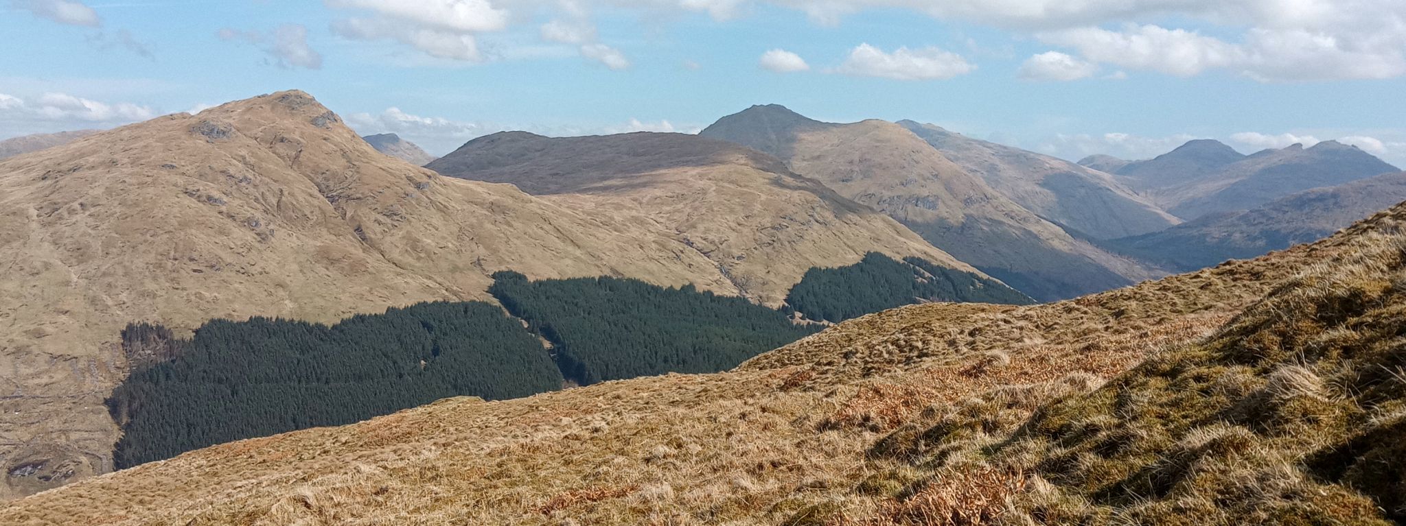 Arrochar Alps from Cruach nam Mult