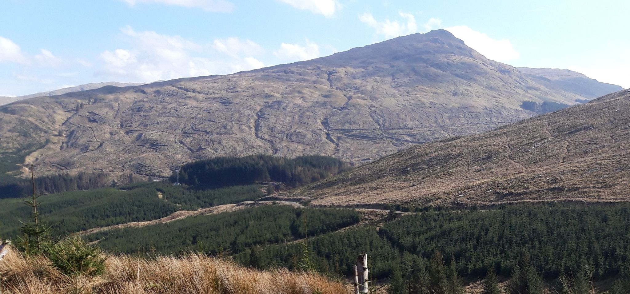 Stob an Eas on ascent to Cruach nan Capull
