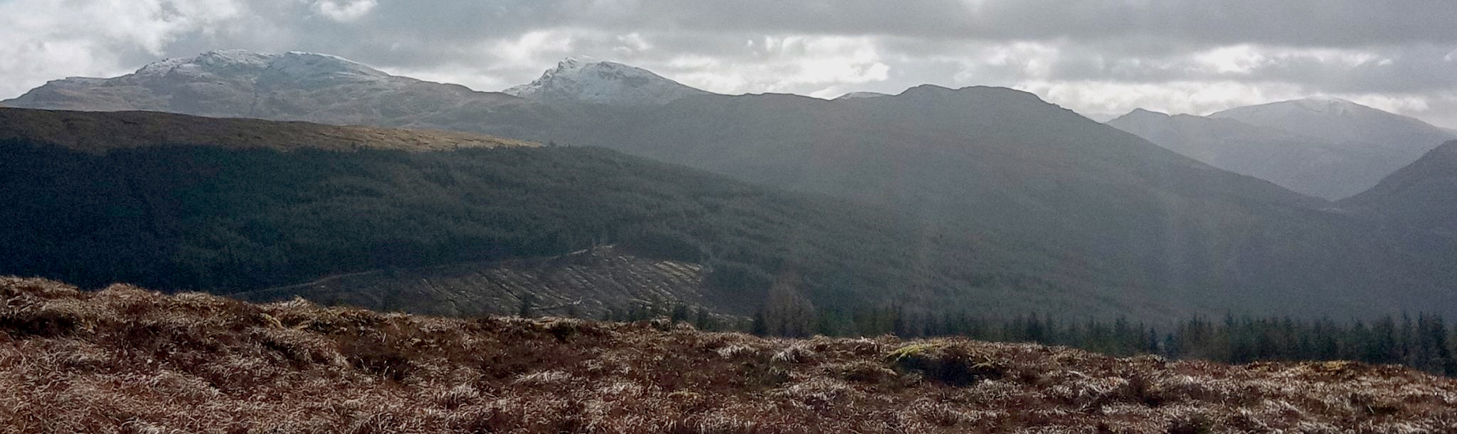 Arrochar Alps from Cruach nan Capull