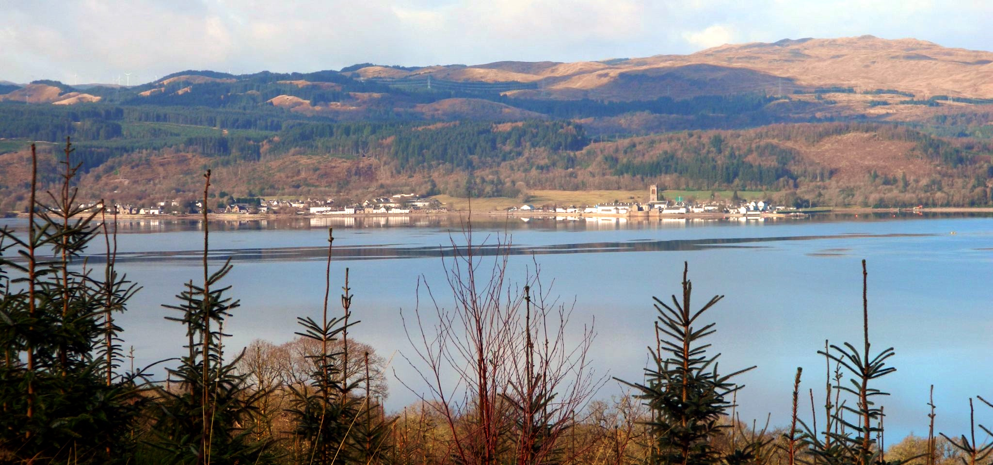 Inveraray across Loch Fyne