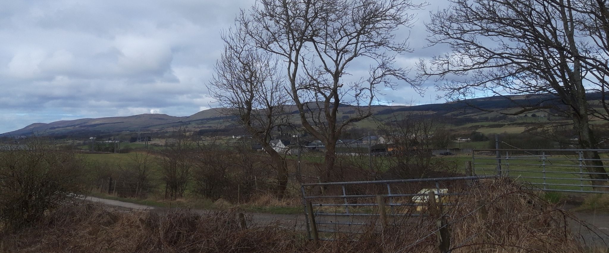 Campsie Fells on route to Cumbernauld