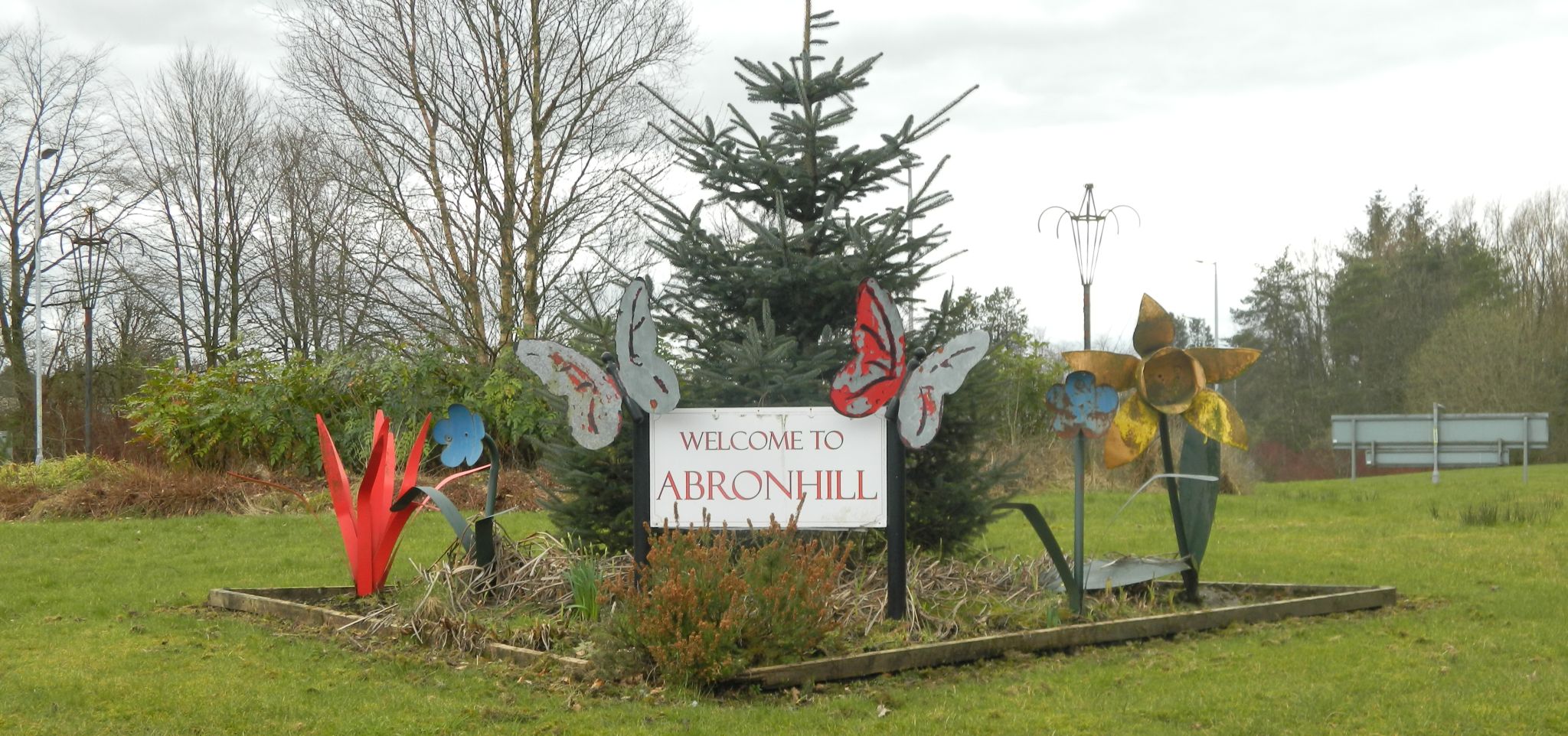 Abronhill roundabout at Cumbernauld