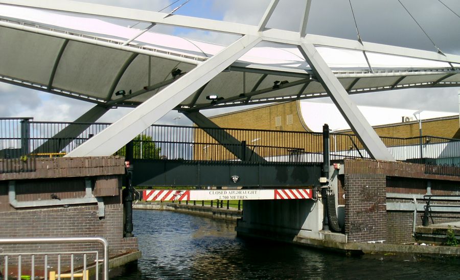Forth and Clyde Canal at Clydebank Shopping Centre