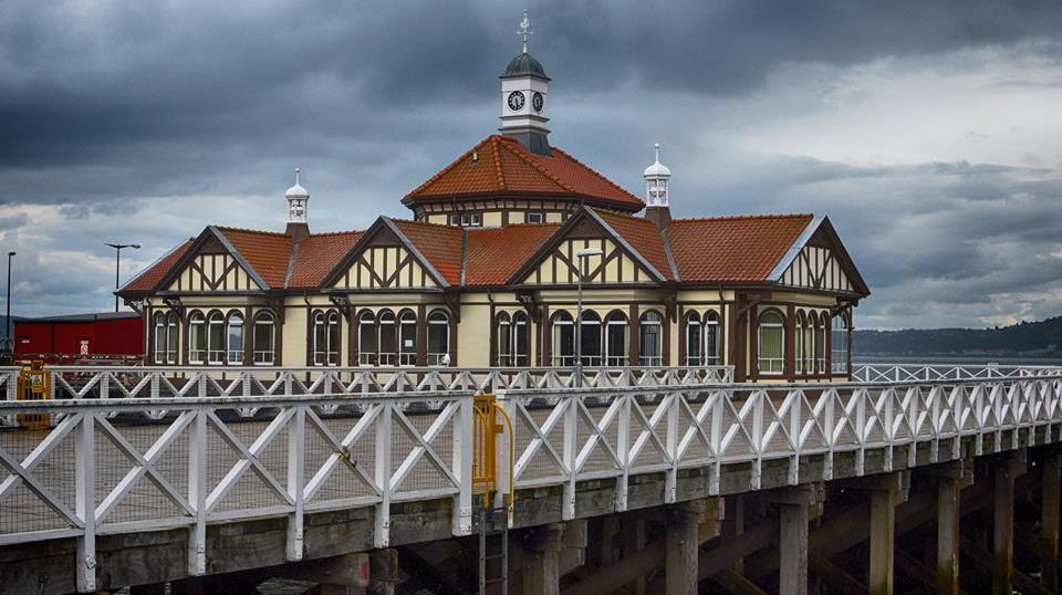 The old Victorian pier at Dunoon