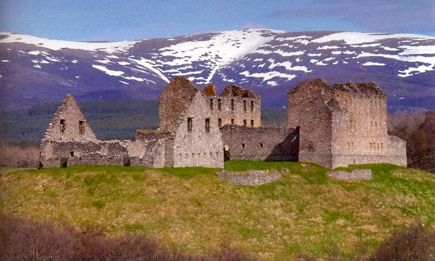 Ruthven Barracks beneath the Cairngorms