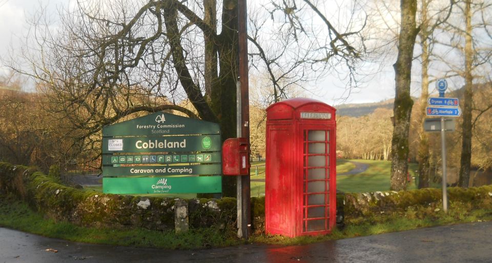 Entrance to Cobleland Campsite