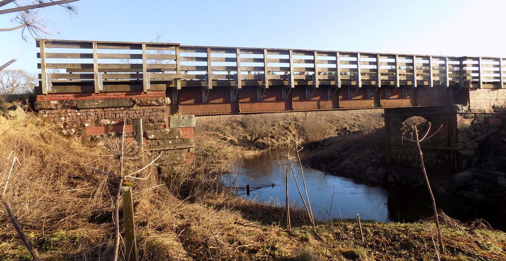 Bridge on the old railway line over the Kelty Water