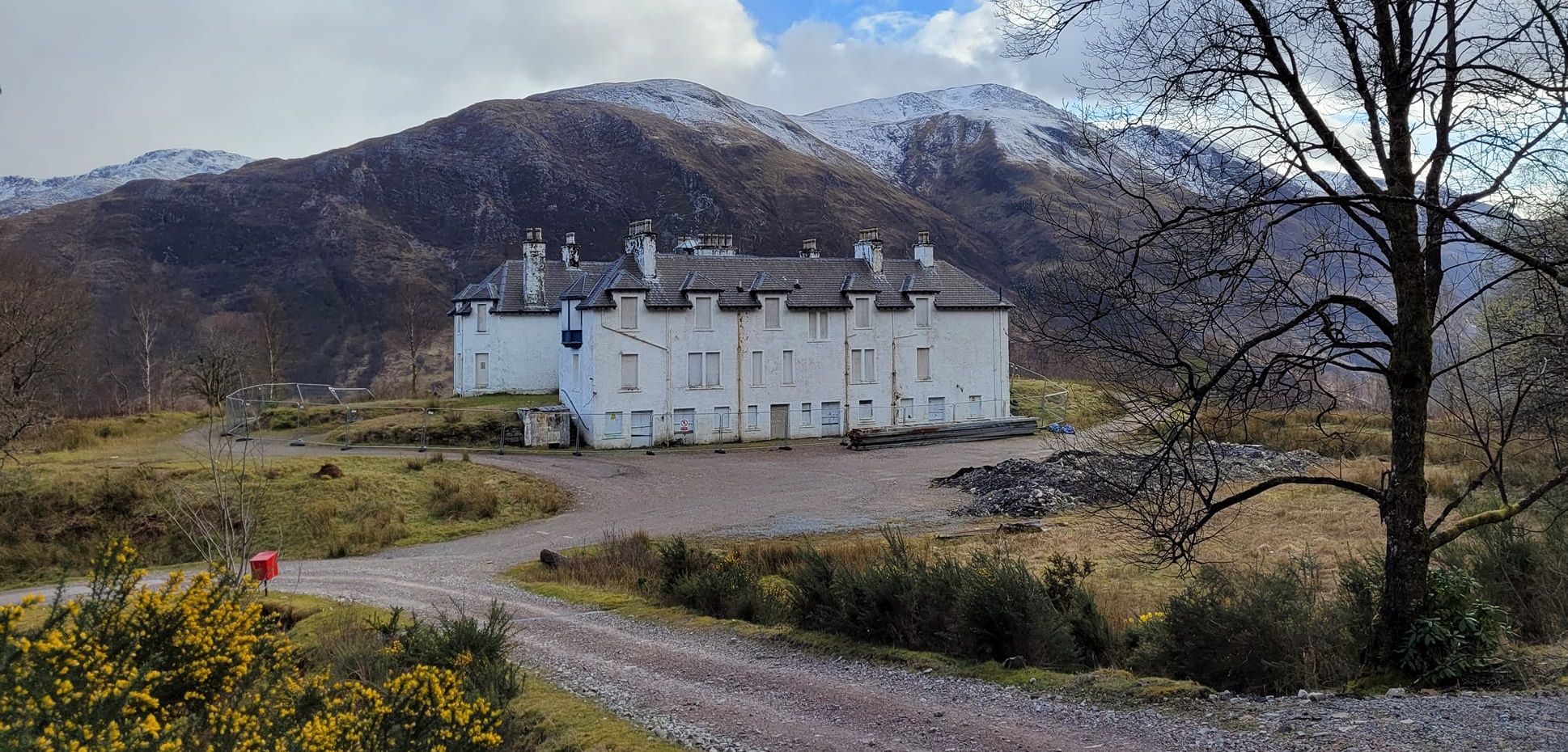 Mamore Lodge above Kinlochleven