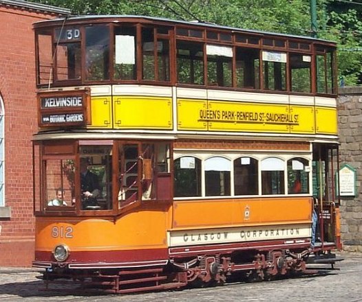 Glasgow Corporation tramcar built 1922