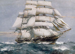 Cutty Sark - sister ship of the Carrick