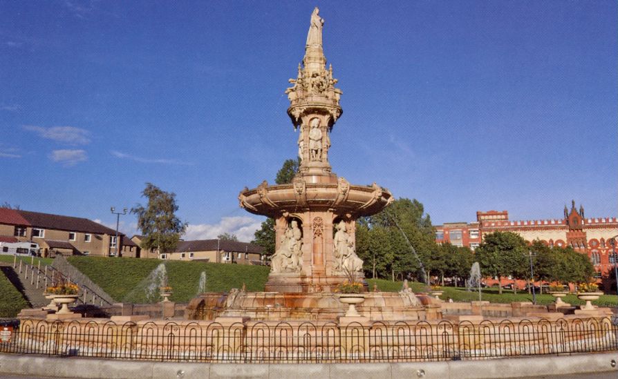 Doulton Fountain in Glasgow Green