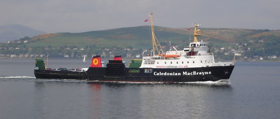 Car Ferry Boat from Dunoon to Gourock