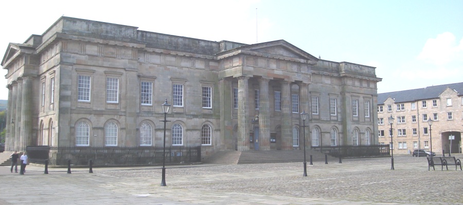 Old Customs House at Greenock waterfront