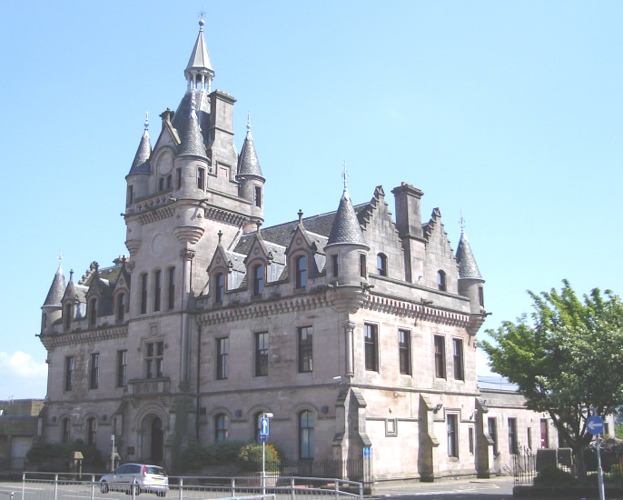 Sheriff Court Building in Greenock