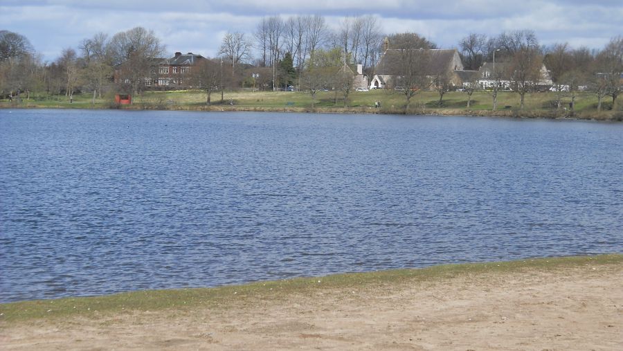 Millerston Church at Hogganfield Loch