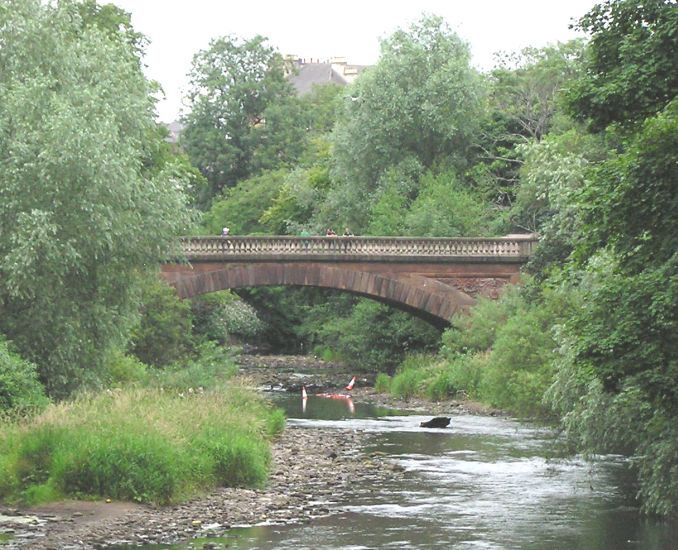 River Kelvin in Kelvingrove Park