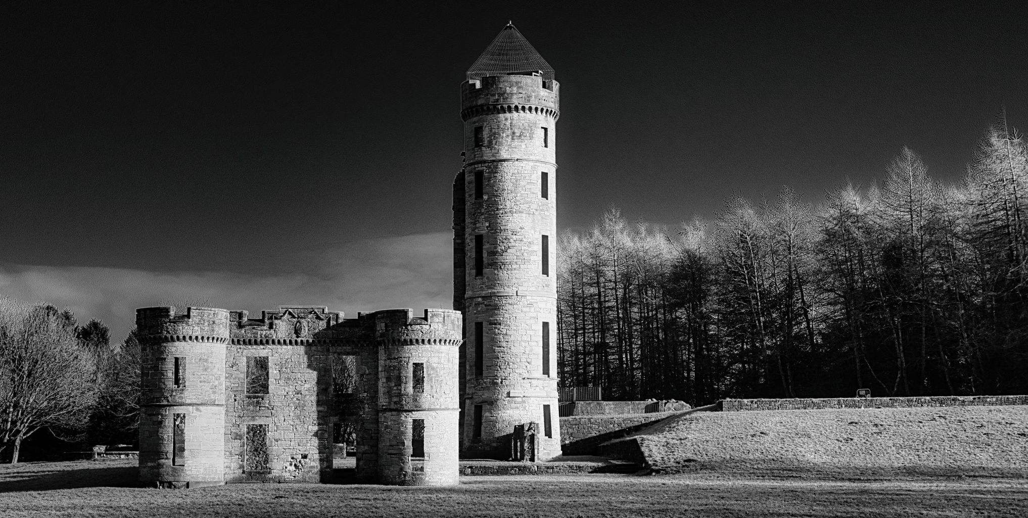 Eglinton Castle old photo