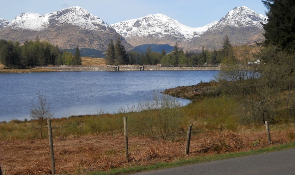 Arrochar Alps above the Dam on Loch Arklet