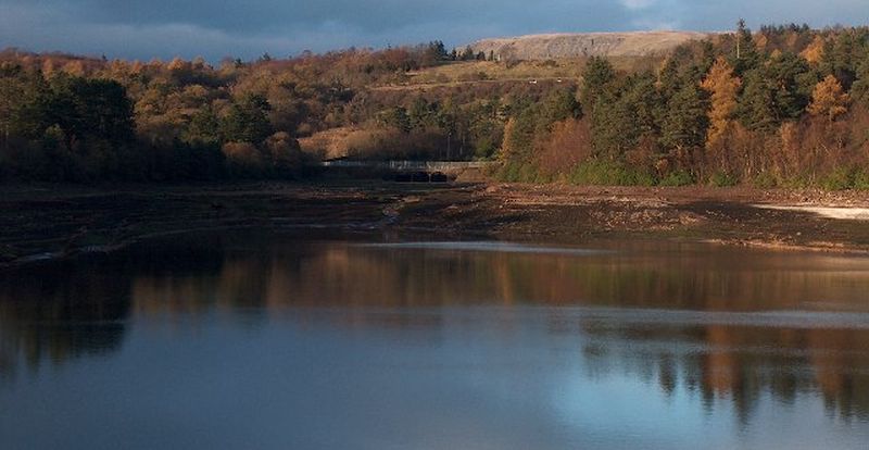 Campsie Fells above Mugdock Reservoir