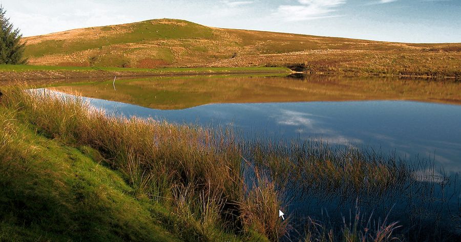 Doughnot Hill from Black Linn Reservoir