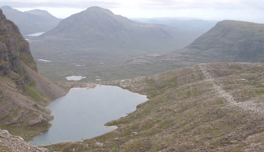 Coire Mhic Fhearchair beneath Beinn Eighe in Torridon Region of NW Scotland