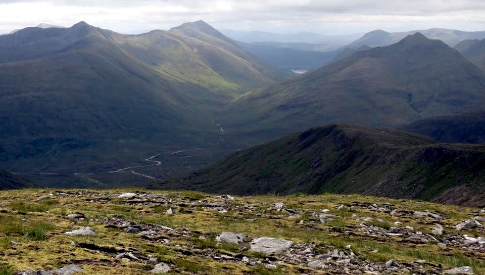 Mullach Fraoch-choire from Sgurr nan Ceathreamhnan