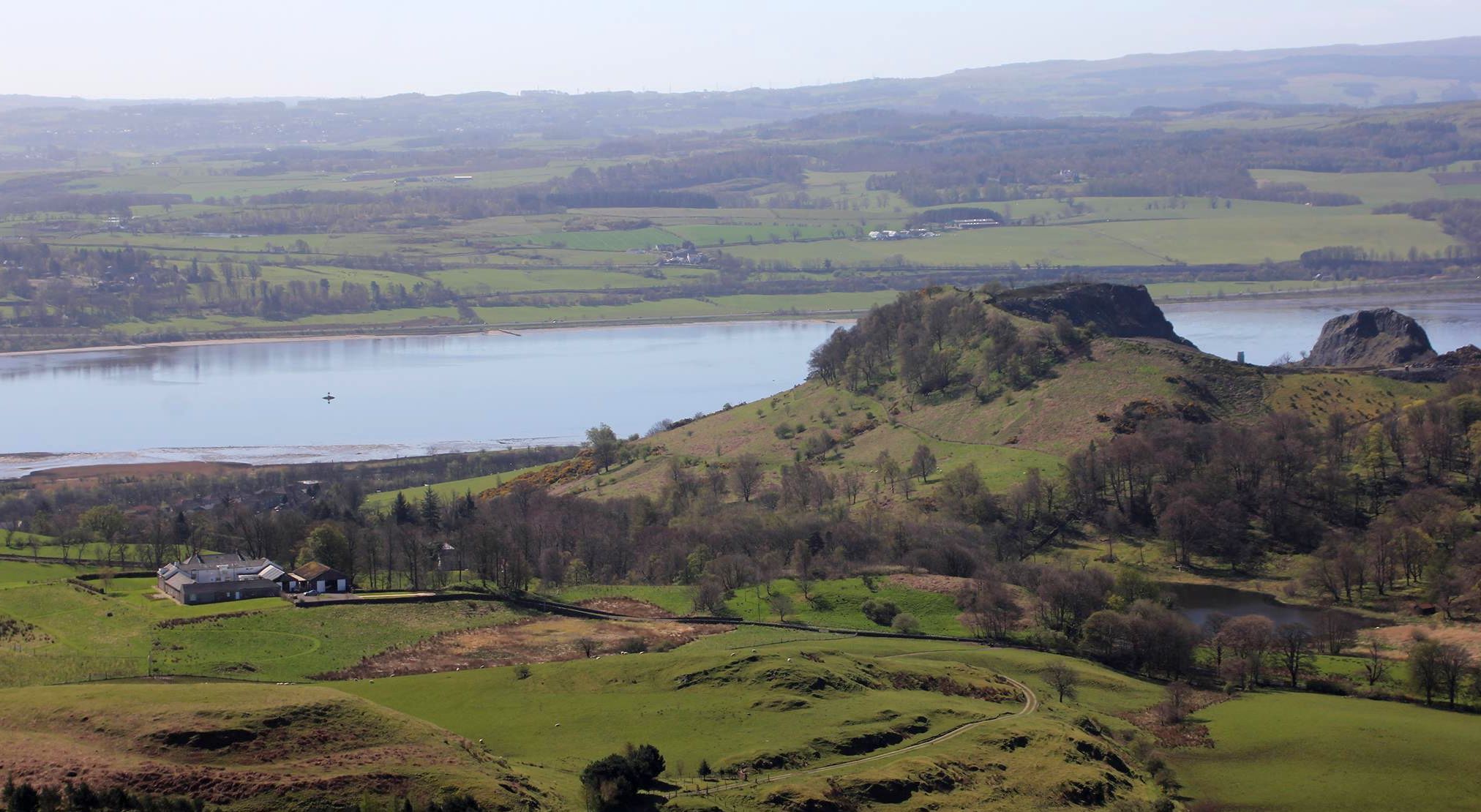 Dun Hill and Dumbuck Crags above Loch Bowie