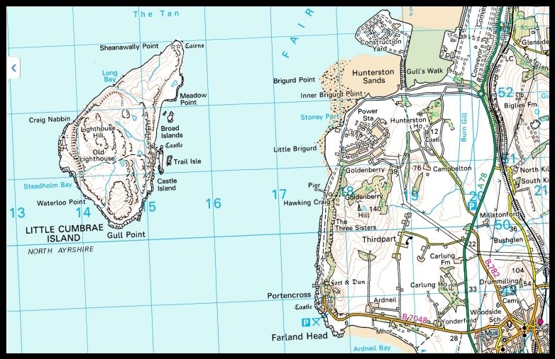 Map of Portencross area