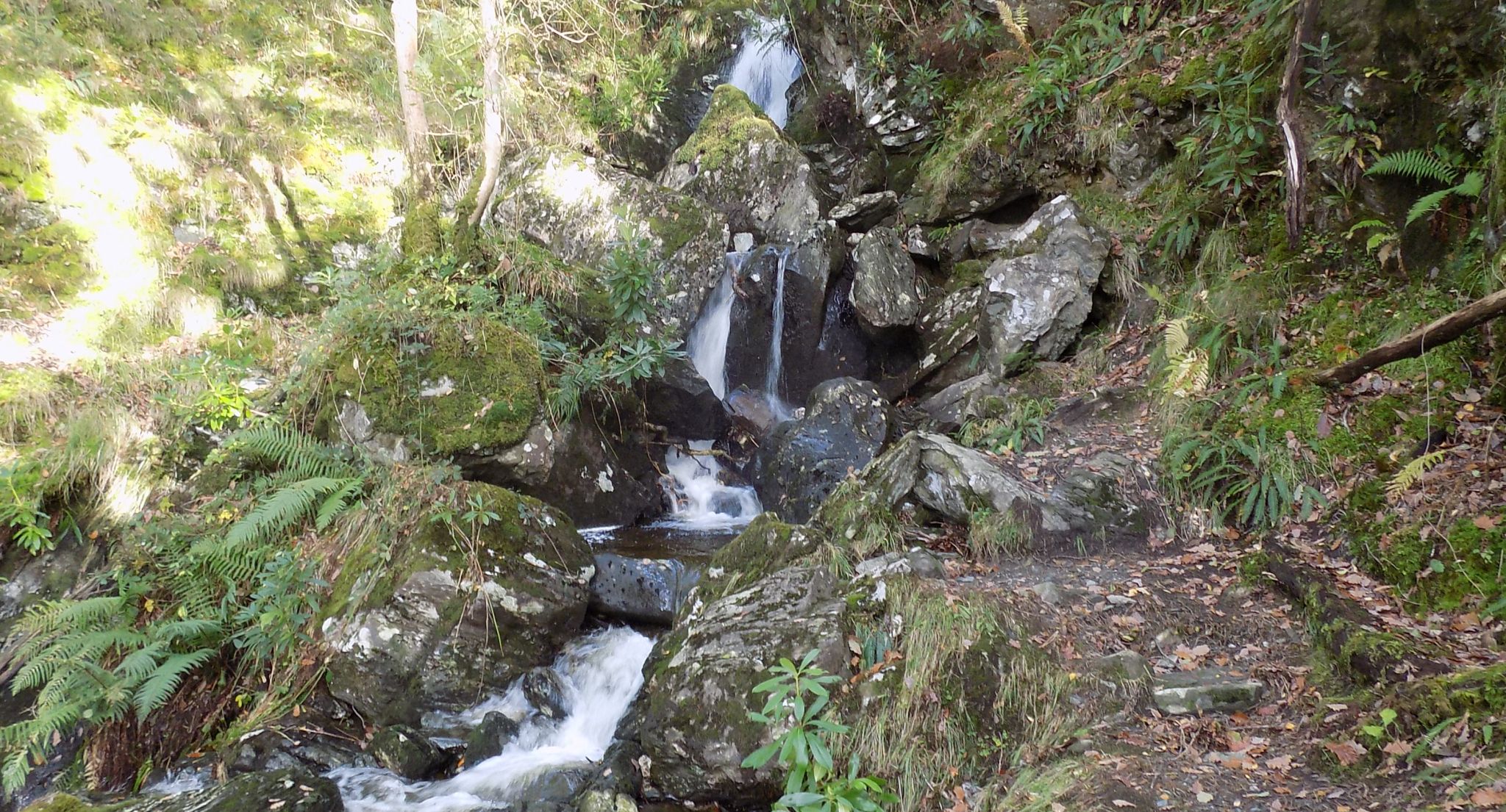 Waterfall above the West Highland Way