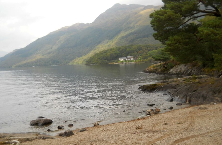 Ben Lomond across Loch Lomond from Rowardennan