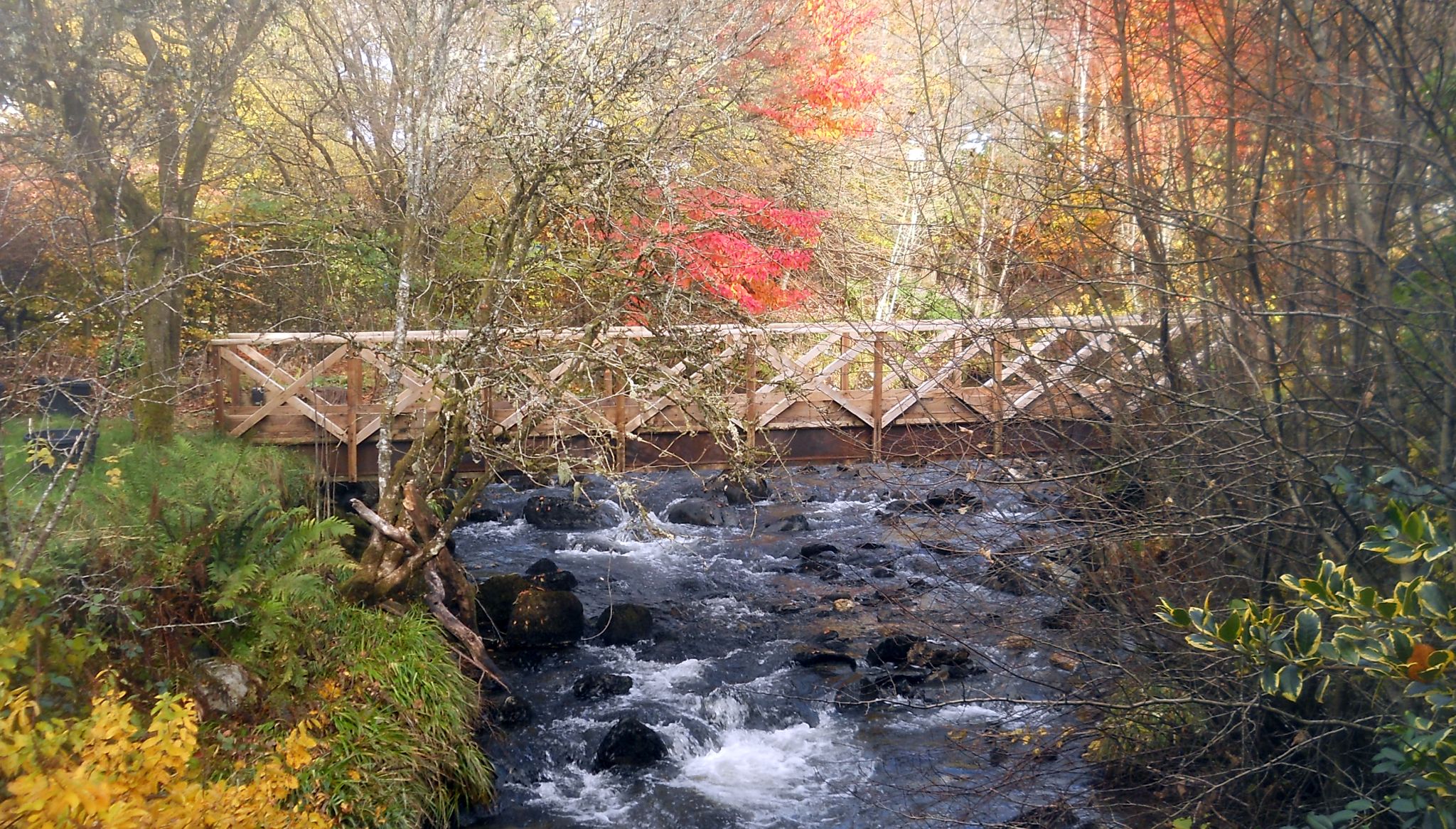 Bridge over stream in Balquhidder