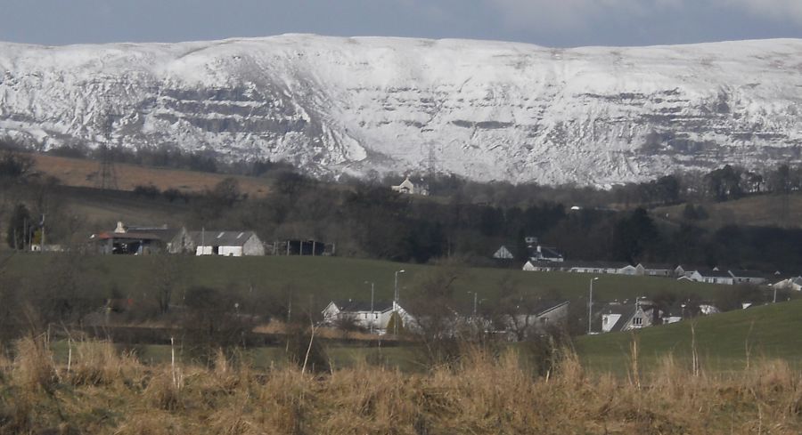 Campsie Fells from the Kelvin River