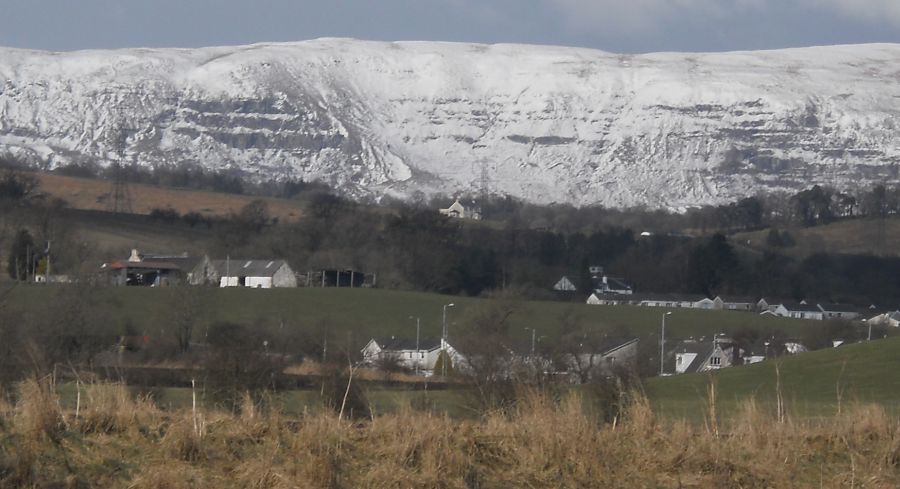 Campsie Fells from the Kelvin River