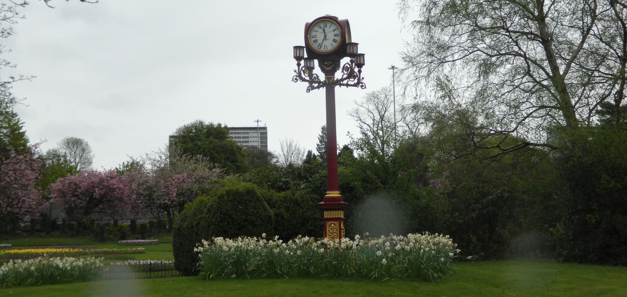 Clock in Victoria Park