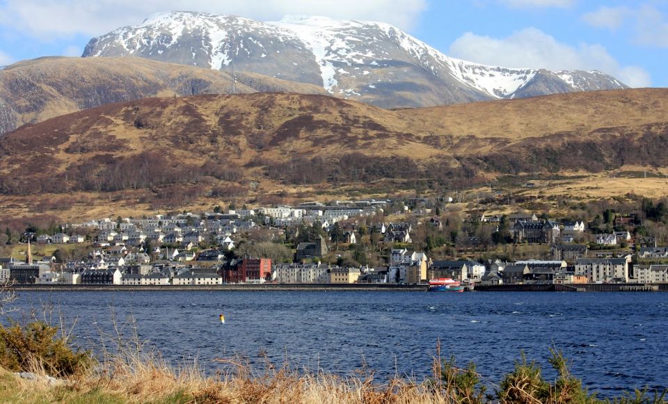 Ben Nevis above Loch Linnhe and Fort William