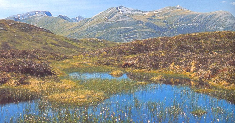 The West Highland Way - Ben Nevis and Mamores from Devil's Staircase in Glencoe