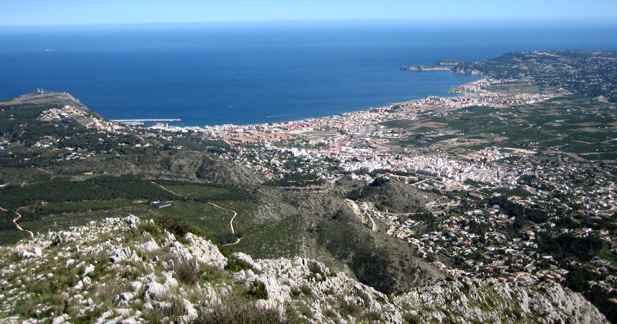 Javea on the Costa Blanca in Spain