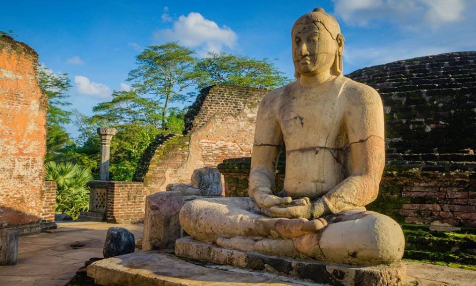 Buddha Statue in the Quadrangle in Polonnaruwa
