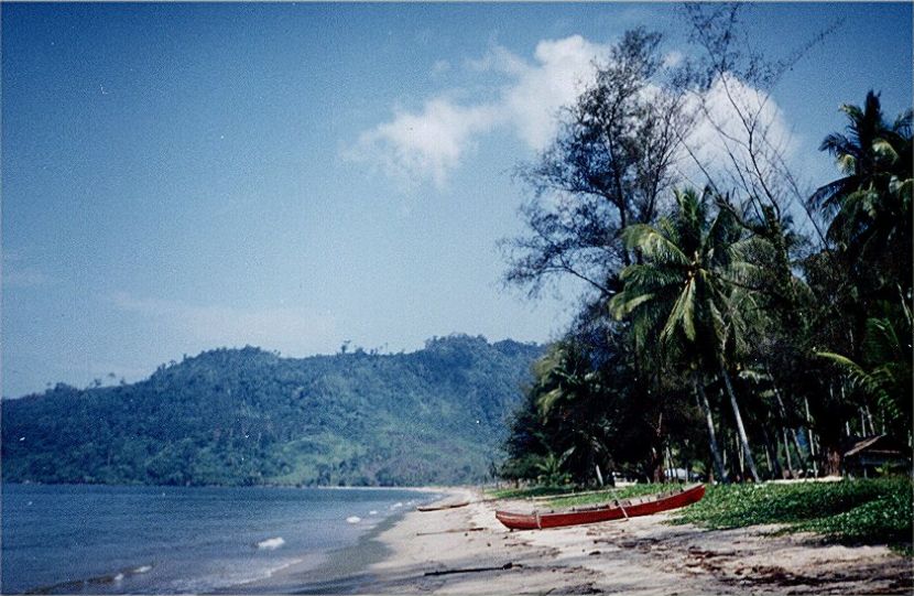 Photographs of Pantai Pandan near Sibolga on the West 