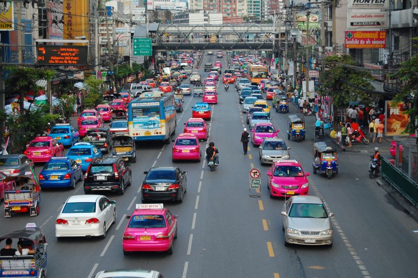 Traffic congestion in Bangkok