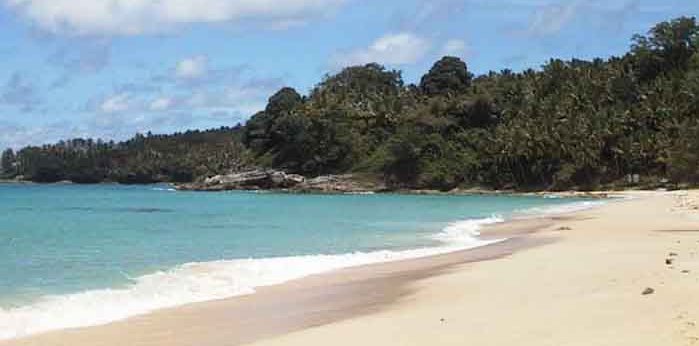 Secluded Bay at Laem Singh on Ko Phuket in Southern Thailand