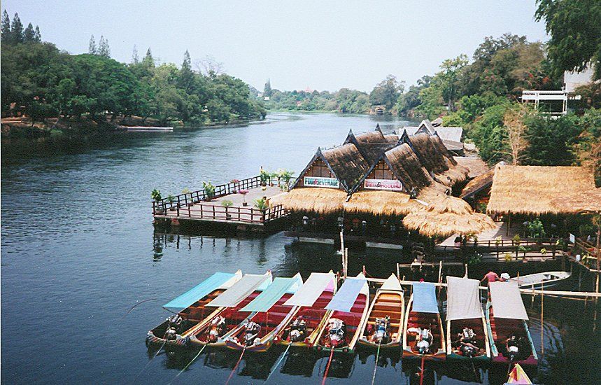 River Kwai at Kanchanaburi